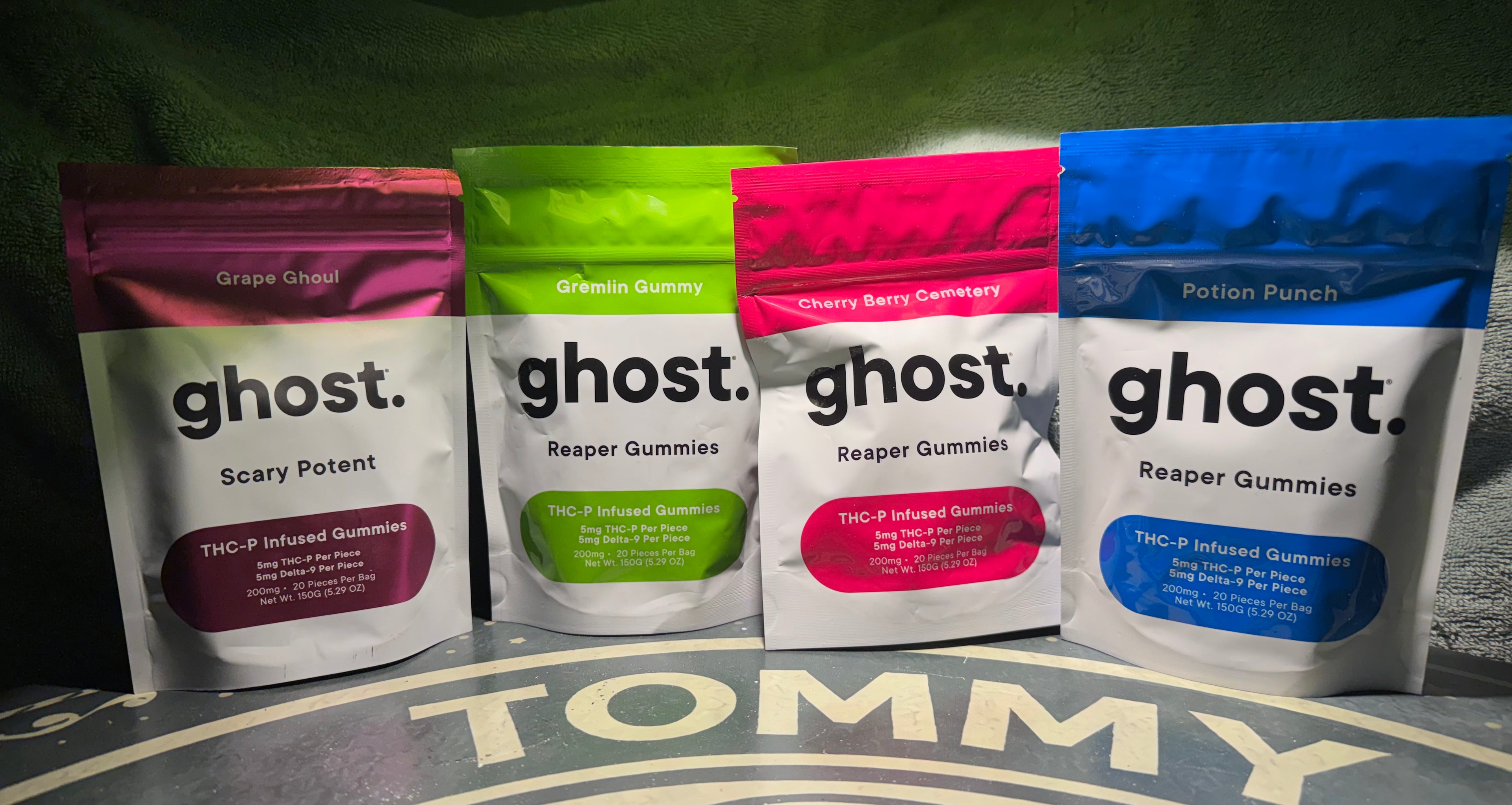 THC-p infused  ghost brand gummies
